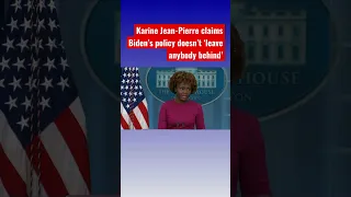 Karine Jean-Pierre boasting on Biden’s ‘success’| White House briefing #shorts