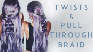 Twists and Pull Through Braid Tutorial | Kirsten Zellers