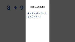 Bodmas rule, question | Bodmas ke niyam | jod ghtav guna bhag ek sath | #shorts #maths #tricks