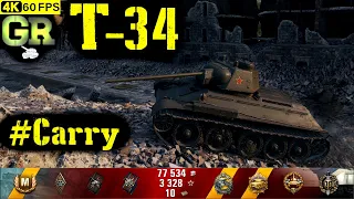 World of Tanks T-34 Replay - 10 Kills 2.3K DMG(Patch 1.4.0)