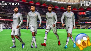 FIFA 23 - What if Messi - Ronaldo - Ibrahimovic - Neymar Played Together in Real Madrid | UCL FINAL
