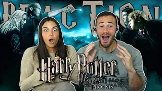 DUMBLEDORE Vs. VOLDEMORT!!! | Harry Potter and the Order of the Phoenix | Reaction & Review