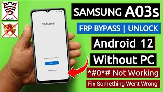 Samsung A03s Frp Bypass Android 12 Without Pc | Without Backup/Restore App New Method 2022