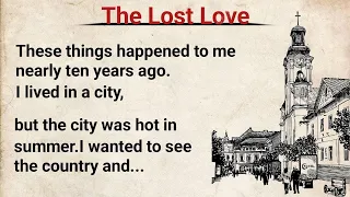 Learn English Through Story 🔥| English Audio Podcast | The Lost Love | English 5Days