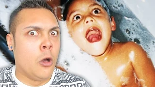 REACTING TO MY BABY PICTURES (Birthday Special Video)