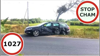 Stop Cham #1027 - Niebezpieczne i chamskie sytuacje na drogach