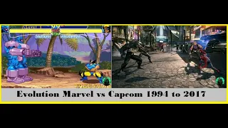 Evolution of Marvel vs Capcom 1994 to 2017