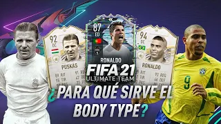 FIFA 21 | ¿PARA QUÉ SIRVE EL BODY TYPE? EL TIPO DE CUERPO EN FIFA 21