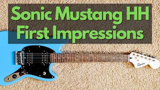 FIRST IMPRESSIONS: Squier Sonic Mustang (HH unboxing & giveaway) #budgetguitar #electricguitar