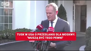 Tusk po spotkaniu z Bidenem wskazuje na ważną postać. "Od jego decyzji zależy los milionów ludzi"