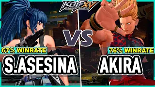 KOF XV ▰ Shermie Asesina (Leona/Athena/Shermie) vs Akira (Benimaru/Shun'ei/Isla)