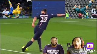 Ki & Jdot First Time Ever Reacting to Zlatan Ibrahimovic ● Craziest Skills Ever ● Impossible Goals!