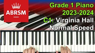 ABRSM 2023 / 2024 - Grade 1 Piano Exam - C1 - Virginia Hall