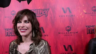 Milla Jovovich praises David Harbour I HELLBOY Canadian Premiere