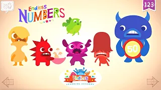 Endless Numbers 50 | Learn Number Fifty | Fun Learning for Kids