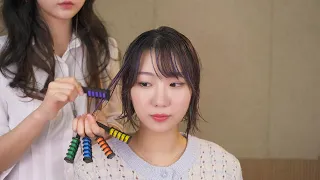 [ASMR] 21 y/o Cousin Doing Scalp care | Scalp Scaling, Scalp Massage, Hair Dyeing