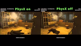 Mafia 2: PhysX-on vs PhysX-off comparison (1080p)