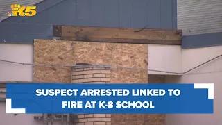 Police arrest suspect in connection with fire at Seattle K-8 school