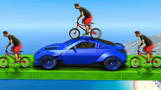 GTA V Online: BMX vs 370z - a fuga IMPOSSÍVEL!