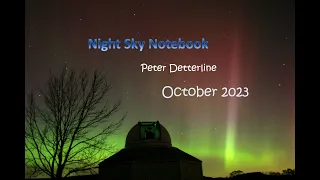 Night Sky Notebook October 2023