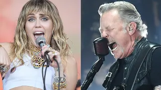 Miley Cyrus & Metallica - Nothing Else Matters (Howard Stern Show Live Performance