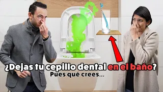 ¿Dejas tu cepillo dental en el baño? Mala idea 🤢