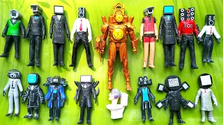 Mencari Skibidi Toilet, Titan Clockman, Titan Kameraman, Speakerman Titan, Ultraman, Titan TVman#2