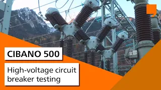 High-voltage circuit breaker testing with OMICRON's CIBANO 500 and CB MC2