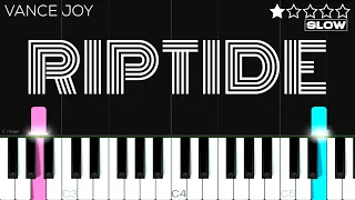 Vance Joy - Riptide | SLOW EASY Piano Tutorial