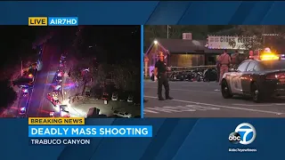 4 killed, including shooter, 6 injured in Trabuco Canyon bar shooting