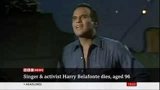 Harry Belafonte | BBC News | 25.04.2023