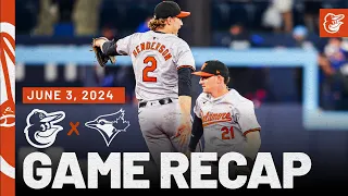 Orioles vs. Blue Jays Game Recap (6/3/24) | MLB Highlights | Baltimore Orioles