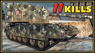 FV4005 Stage II - 11 Kills - 10K Damage - World of Tanks Gameplay