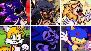 VS Sonic.EXE but Everyone Sings It 🎶 (FNF Cycles, Triple Trouble, Chaos...)