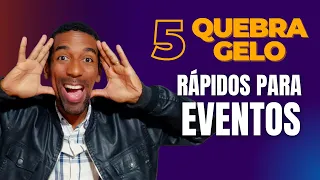 5 Quebra-Gelo rápidos para acordar a galera | Dinâmicas e Brincadeiras