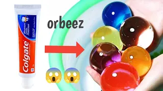 How to make orbeez with balloons & Toothpaste/DIY colourful waterballs/Easy WaterBalls Making Athome