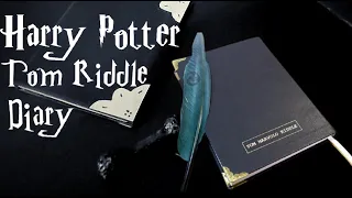 HOW TO MAKE TOM RIDDLE DIARY AT HOME / INVENT.AS / DIY BOOK BINDING