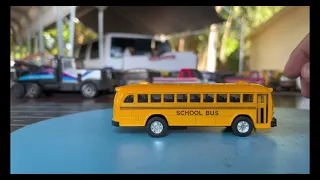 Bus Collection Florida E115 Crown School Buses L. A., Alliance   #schoolbus #americanbus  #diecast