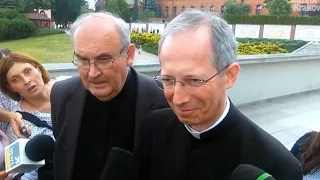 Mons. Marini in Łagiewniki, Kraków
