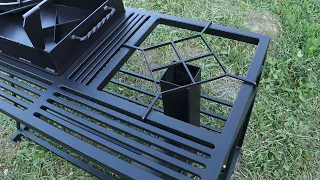 How to make a "DREAMS" GRILL and add a rocket stove to it!