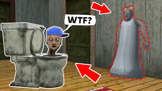 Grandpa is the Skibidi toilet vs Granny vs Extreme hide and seek - funny horror animation (256 new)