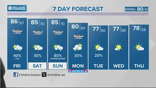 Friday likely start off dry with a mix of sun and clouds | May 23, 2024 #WHAS11 11 p.m. weather