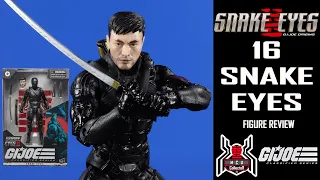 GI Joe Classified Series 16 SNAKE EYES G.I. Joe Origins Movie Figure Review