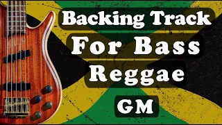 Reggae Backing Track for Bass G minor Gm - Dm (No Bass)