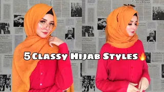 5 classy Hijab Styles