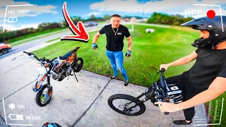 190cc PitBike Vs Surron Bike ! | Braap Vlogs