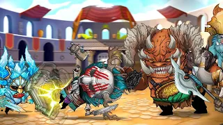 Tiny Gladiators (All Bosses Game Play)