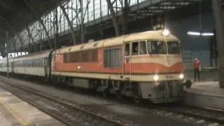 Lokomotiva řady T678 přezdívaná pomeranč   Locomotive dubbed T678 Orange