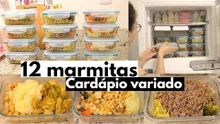 MARMITAS CONGELADAS DA SEMANA: Preparo e montagem