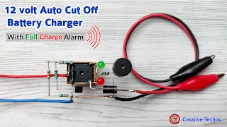 12v auto cut off battery charger circuit